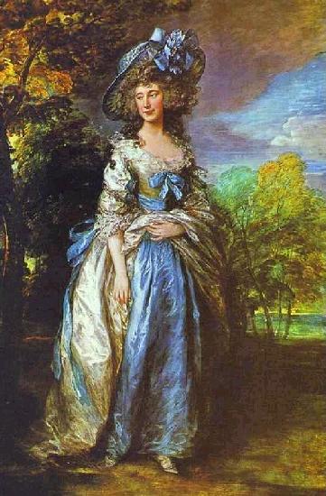 Thomas Gainsborough Lady Sheffield oil painting image